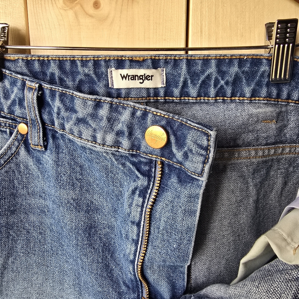 Wrangler Wild West 603 High Waist Ankle Straight Leg Jeans size 31 - Picture 11 of 13